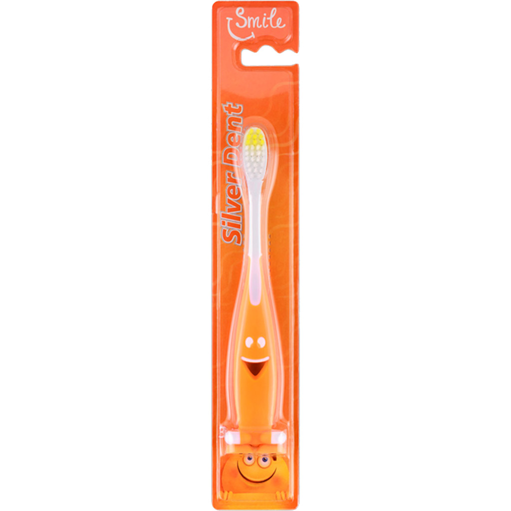 322117 ALF MODUM Uşaqlar üçün diş fırçası SILVER DENT Smile, 889 M (narıncı) 