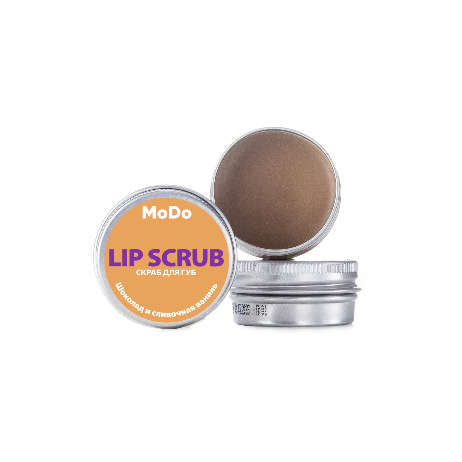 329350 Modum Modo Dodaq skrabı Şokolad və qaymaqlı vanil, 15 q.