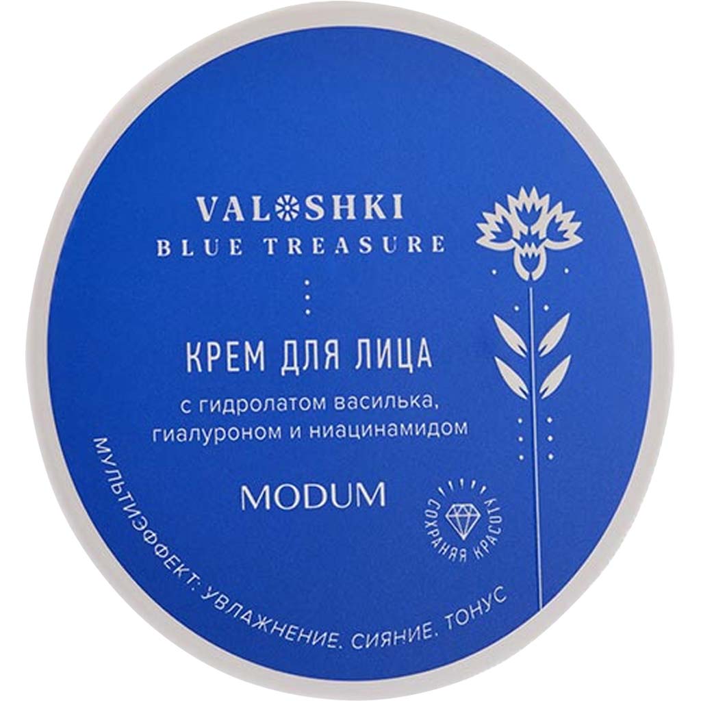 339203 MODUM VALOSHKI Üz kremi peyğəmbərçiçəyi hidrolatı, hialuron və niasinamid ilə,100 q. 339203 MODUM VALOSHKI Üz kremi peyğəmbərçiçəyi hidrolatı, hialuron və niasinamid ilə,100 q.