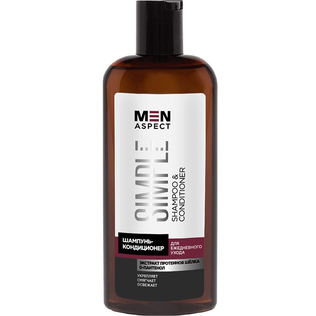 340405 MODUM MEN ASPECT Gündəlik qulluq üçün şampun-kondisioner SIMPLE, 250 ml