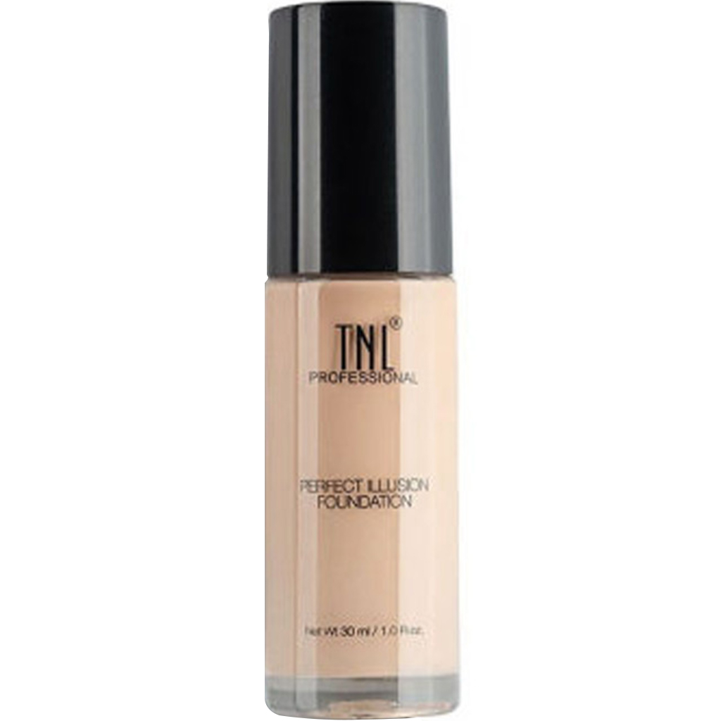 383383 TNL Professional Tonal vasitə Perfect Illusion Foundation №02 Warm Silk (Isti ipək), 30 ml