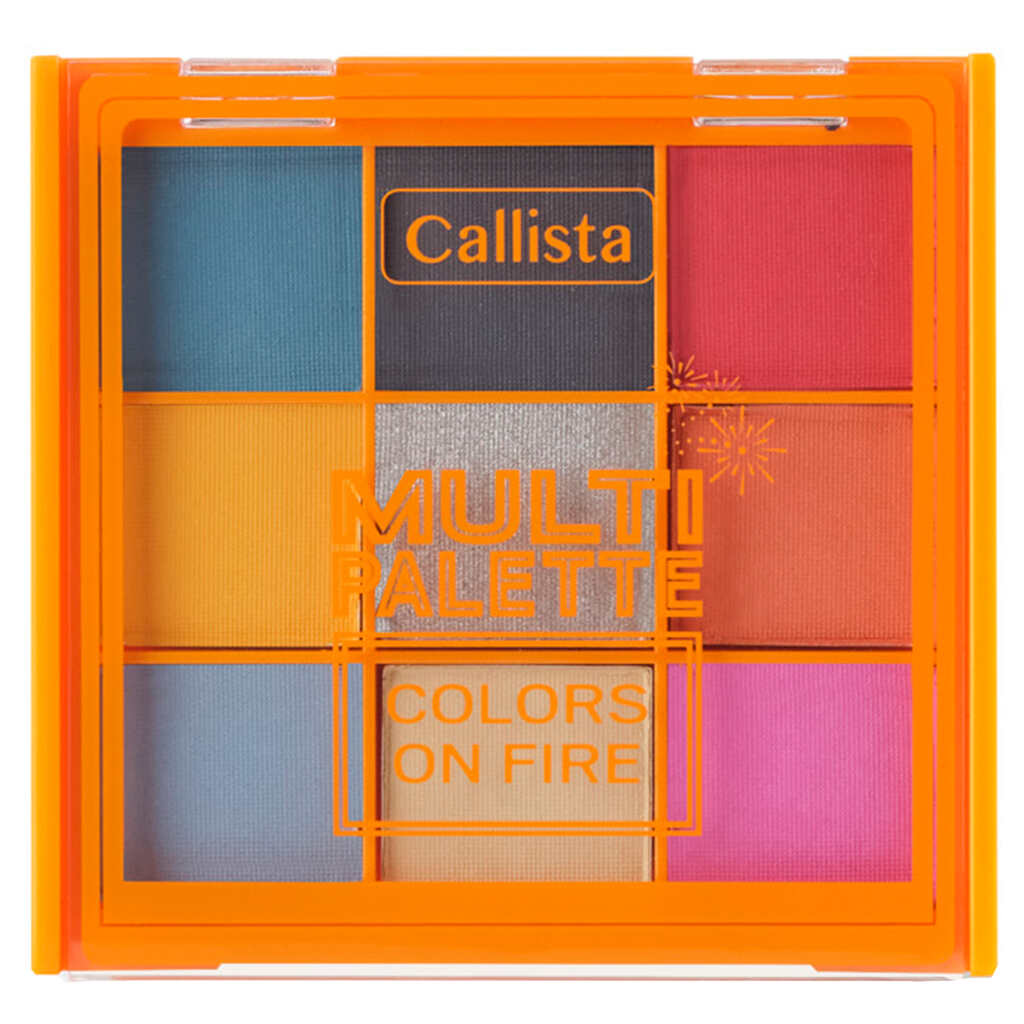 420101 Callista Göz kölgələri palitrası 101 alovlu rənglər 7.9 q. 