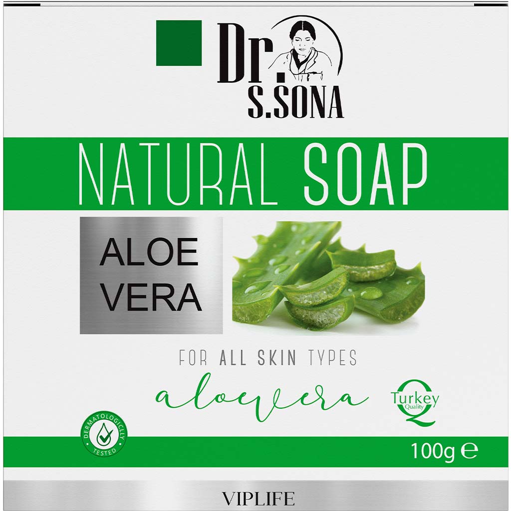 430001 Dr. Sona Təbii bərk sabun Aloe Vera 100 q