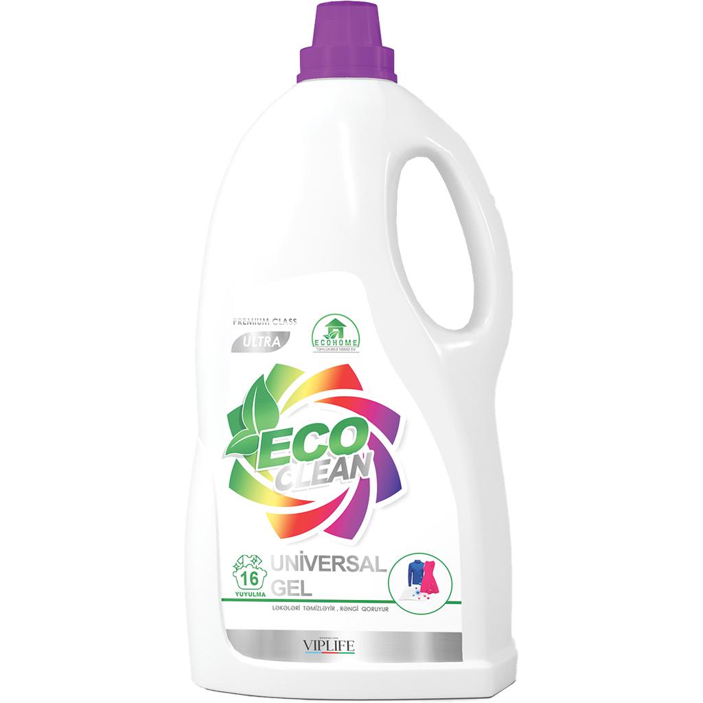 540012 ECOHOME Rəngli paltarların yuyulması üçün universal gel 1 l.