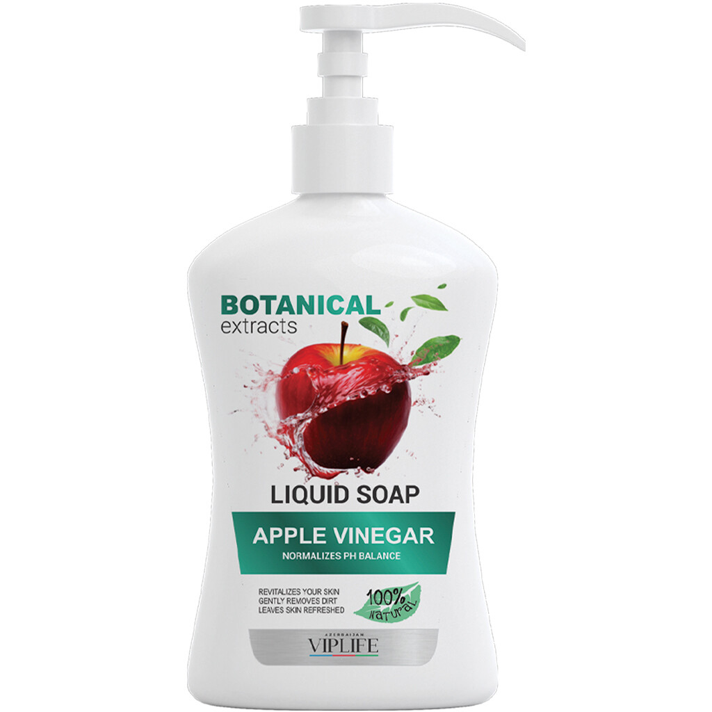 540118 VIPLIFE Botanical Extracts Duru əl sabunu ALMA SİRKƏSİ 225 ml