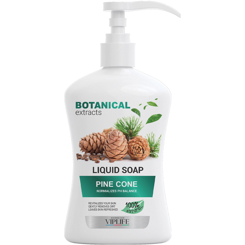 540120 VIPLIFE Botanical Extracts Duru əl sabunu İYNƏYARPAQLI 225 ml 540120 VIPLIFE Botanical Extracts Duru əl sabunu İYNƏYARPAQLI 225 ml