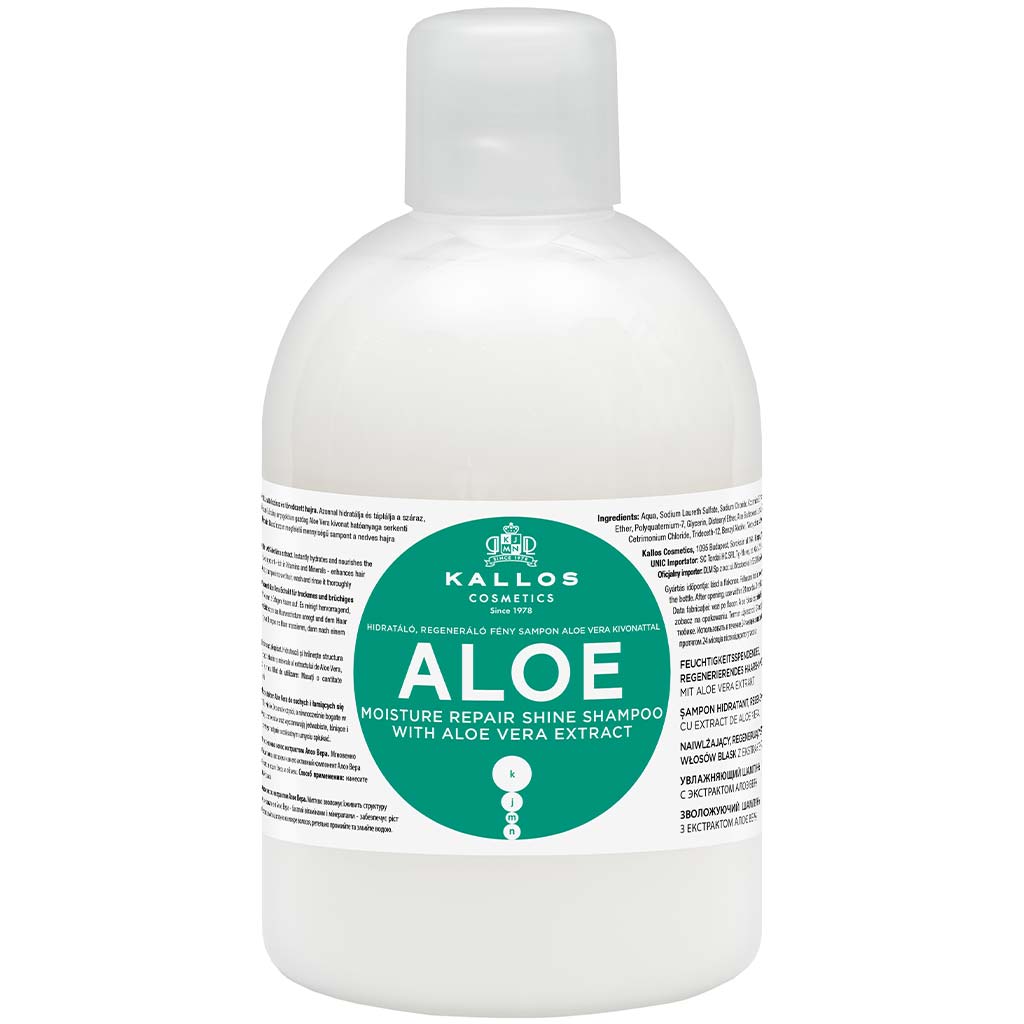550021 KALLOS KJMN Quru və zədələnmış saçların bərpası üçün nəmləndirici şampun Aloe, 1000 ml 550021 KALLOS KJMN Quru və zədələnmış saçların bərpası üçün nəmləndirici şampun Aloe, 1000 ml