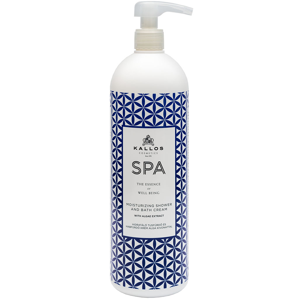 550038 KALLOS SPA Duş və vanna qəbulu üçün nəmləndirici krem-gel, 1000 ml 550038 KALLOS SPA Duş və vanna qəbulu üçün nəmləndirici krem-gel, 1000 ml