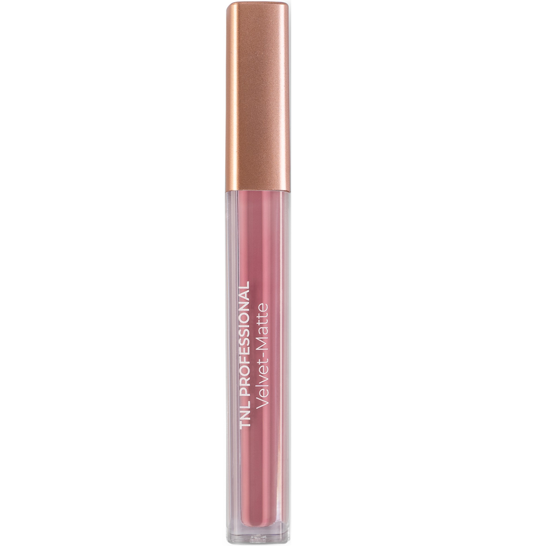 6248152 TNL Professional Duru mat dodaq boyası Velvet-Matte №1 bənövşəyi-çəhrayı, 2,5 ml
