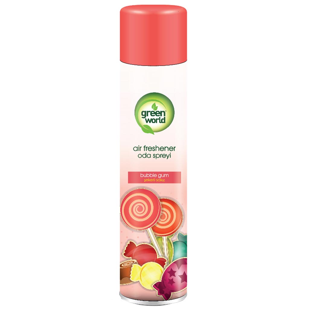 68031  Green World Hava təravətləndiricisi BUBBLE GUM 400 ml