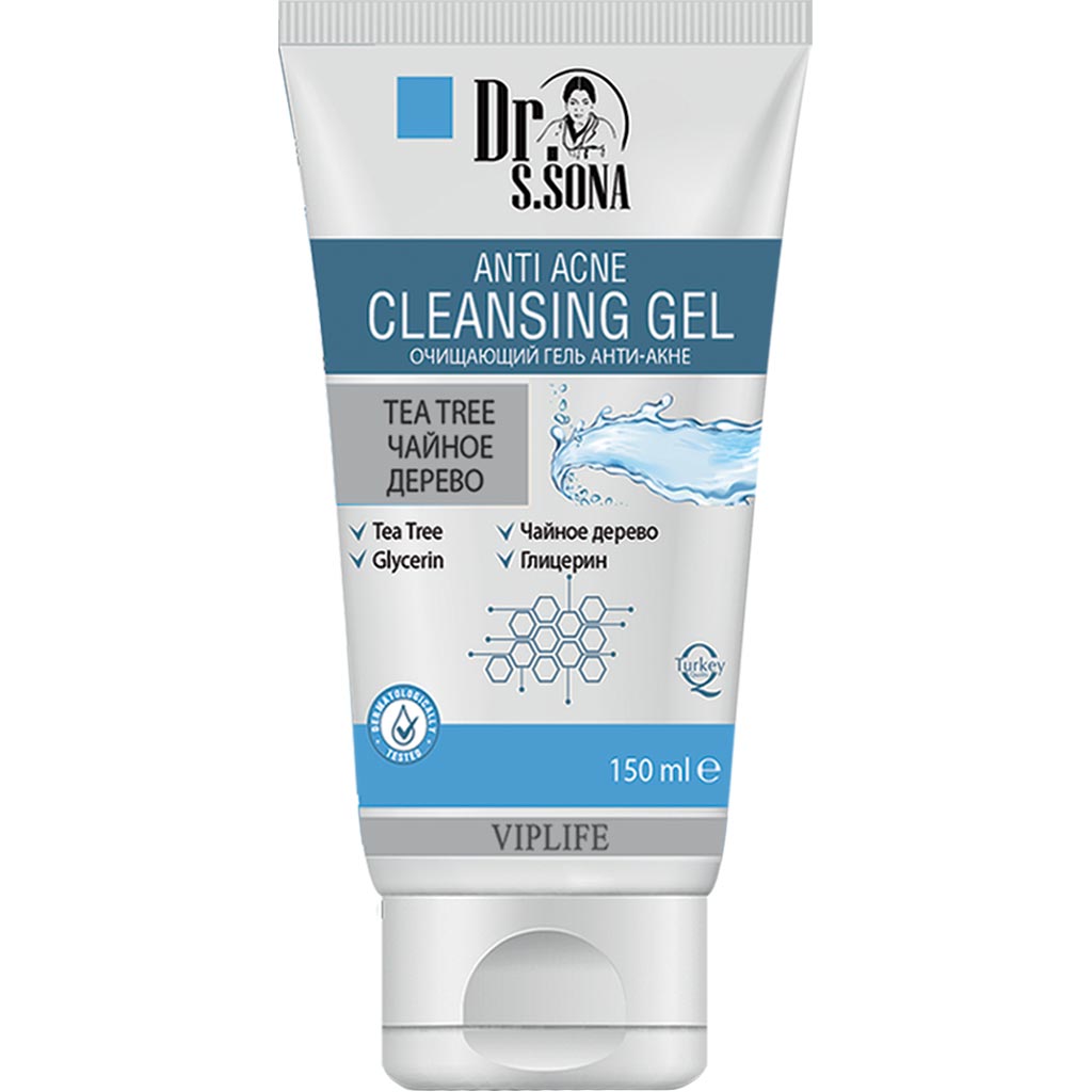 780039 Viplife Dr Sona Akneyə qarşı Təmizləyici gel Çay Ağacı 150 ml