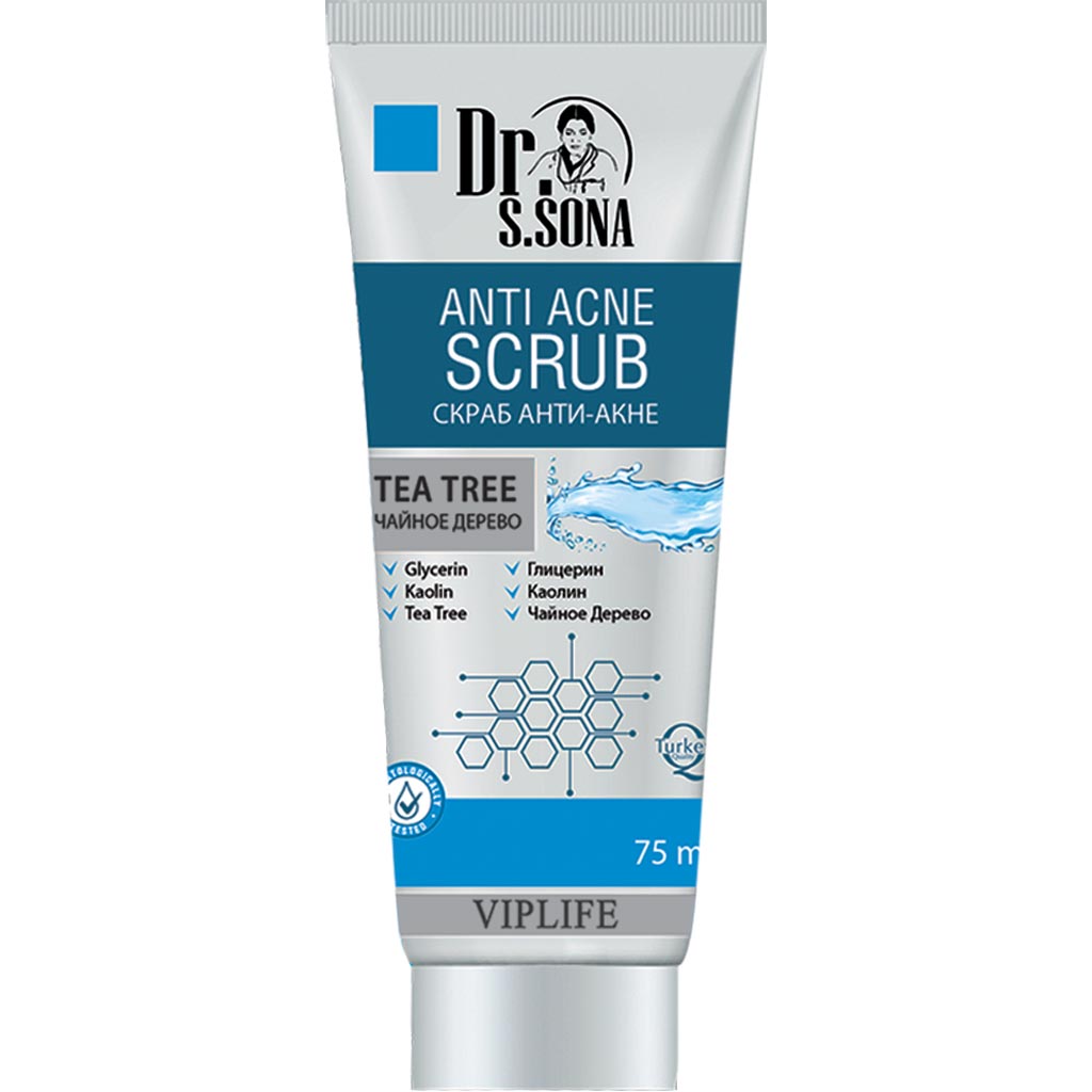 780041 Vipliofe Dr Sona Akneyə qarşı skrab ÇAY AĞACI 75 ML