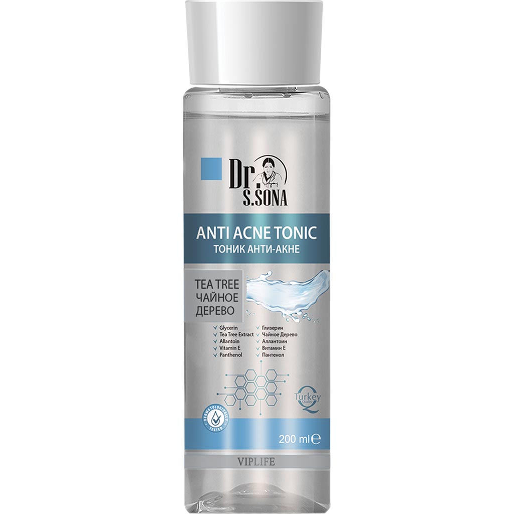 780042 VIPLIFE DR. S. SONA Akneyə qarşı tonik ÇAY AĞACI 200 ML