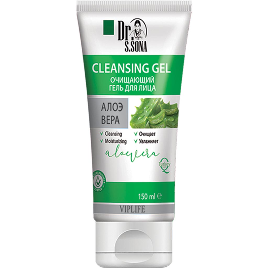 780047 VIPLIFE DR. S. SONA Aloe vera ilə üz üçün təmizləyici gel 150 ML 780047 VIPLIFE DR. S. SONA Aloe vera ilə üz üçün təmizləyici gel 150 ML