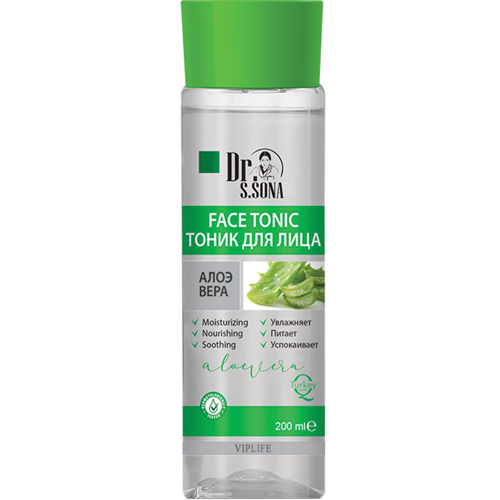 780048 VIPLIFE DR. S. SONA Aloe vera ilə üz toniki 200 ML 780048 VIPLIFE DR. S. SONA Aloe vera ilə üz toniki 200 ML