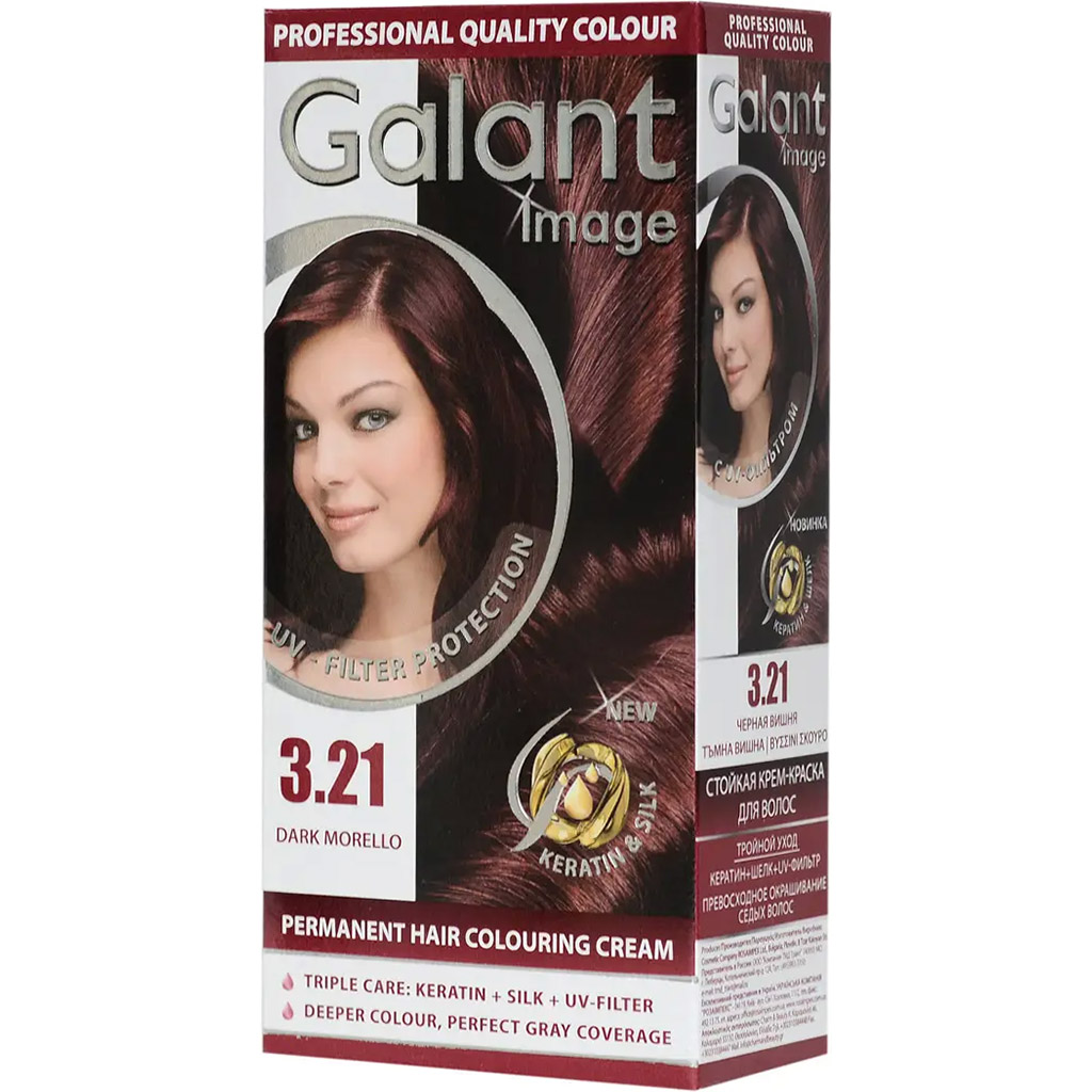 800002 REGAL Saç boyası "Galant № 3.21" qara albalı 
