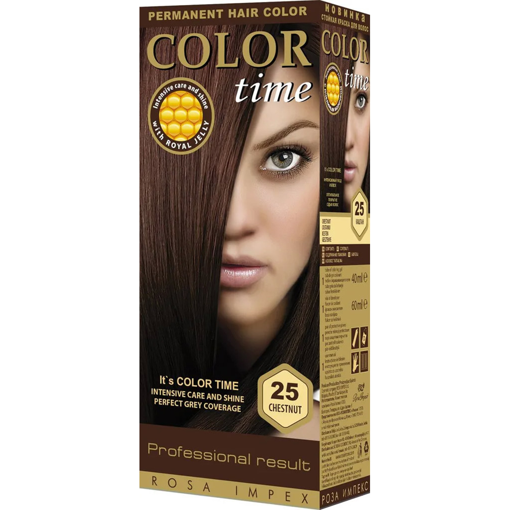 800036 REGAL Saç boyası Color Time 25 şabalıd 40 ml boyayıcı gel + 60 ml oksidləşdirici 800036 REGAL Saç boyası Color Time 25 şabalıd 40 ml boyayıcı gel + 60 ml oksidləşdirici