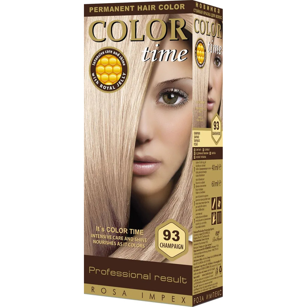 800053 REGAL Saç boyası ''Color Time" № 93 şampan 40 ml boyayıcı gel + 60 ml oksidləşdirici 800053 REGAL Saç boyası ''Color Time" № 93 şampan 40 ml boyayıcı gel + 60 ml oksidləşdirici