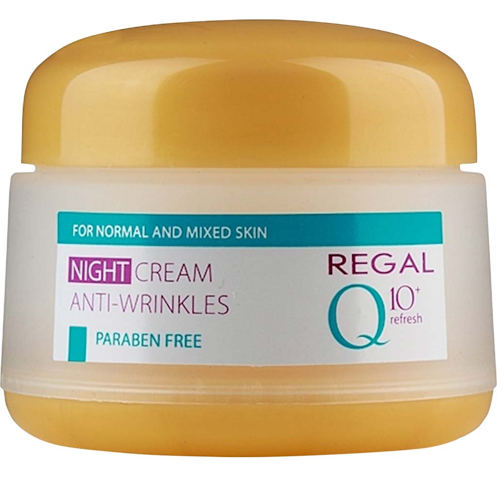 800180 REGAL Qırışlara qarşı gecə kremi Q10+REFRESH 50 ml