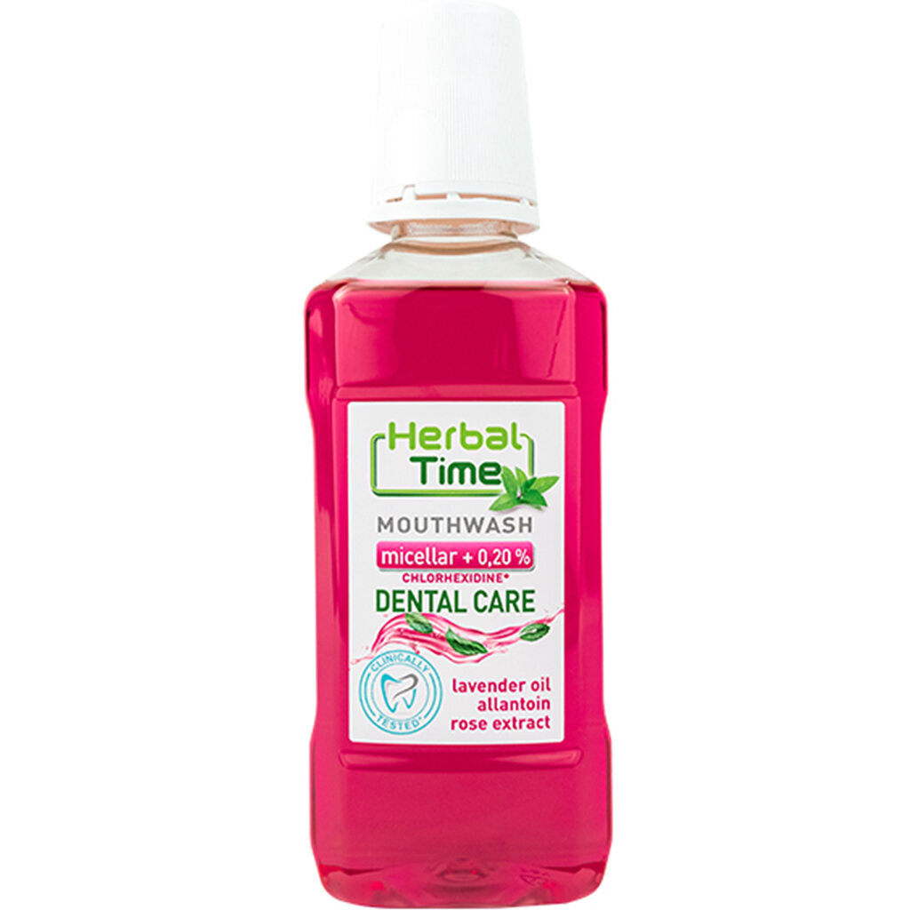800502 HERBAL TIME Ağız boşluğu üçün yaxalayıcı DENTAL CARE - 300 ml
