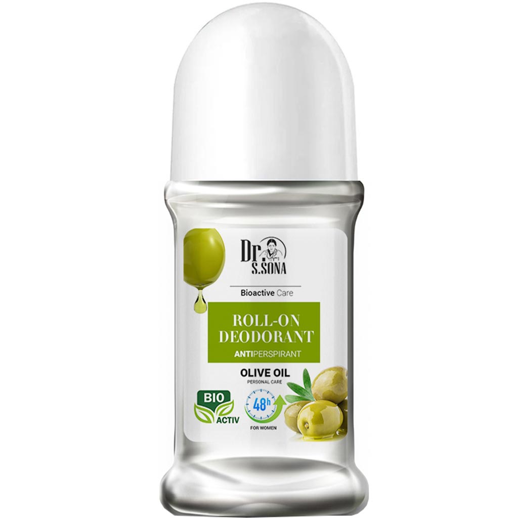 880006 Dr.Sona Bioactive Care Olive Oil Zeytun yağı ilə qadınlar üçün diyircəkli dezodorant-antiperspirant 50 ml 880006 Dr.Sona Bioactive Care Olive Oil Zeytun yağı ilə qadınlar üçün diyircəkli dezodorant-antiperspirant 50 ml