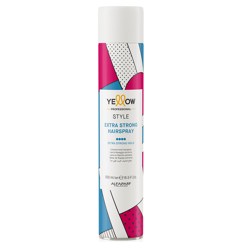 PF018399 YELLOW Style Ekstra güclü fiksasiyalı saç lakı, 500 ml