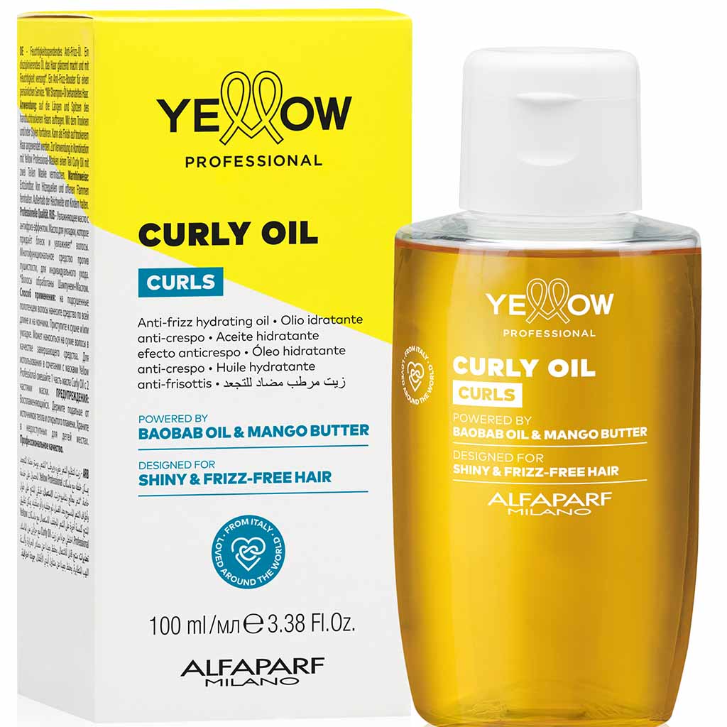 PF029849 YELLOW Curls Buruq və qıvrım saçlar üçün nəmləndirici yağ, 100 ml PF029849 YELLOW Curls Buruq və qıvrım saçlar üçün nəmləndirici yağ, 100 ml