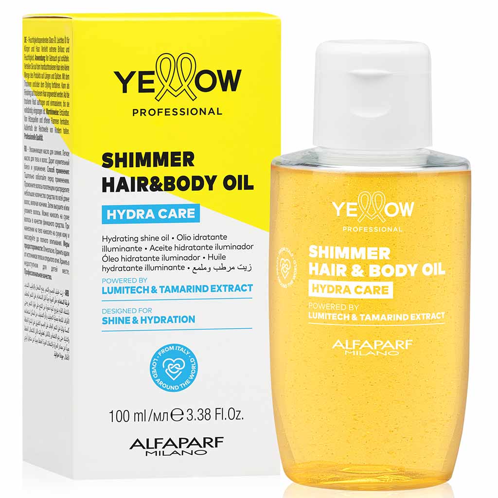 PF030468 YELLOW Hydra Care Saç və bədən üçün nəmləndirici yağ, 100 ml 